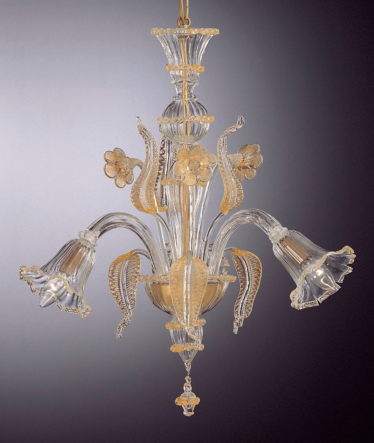 Murano glass chandelier        #3222