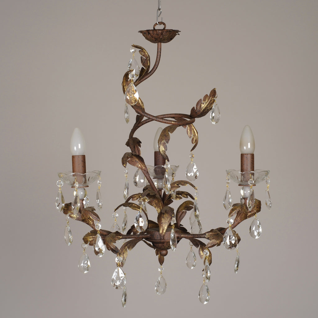 Italian Iron Chandelier -  # 1283
