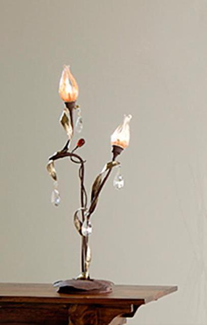 Italian iron table lamp - # 1463
