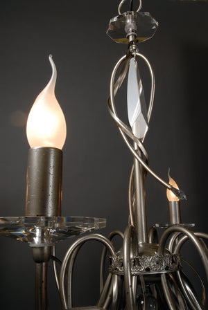 Italian Iron Chandelier -  # 1221