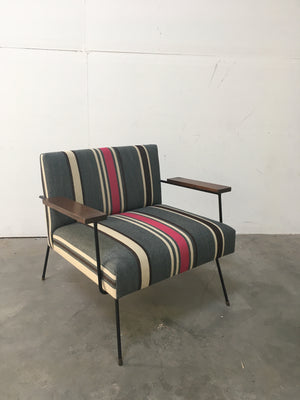 Iron mid century chair