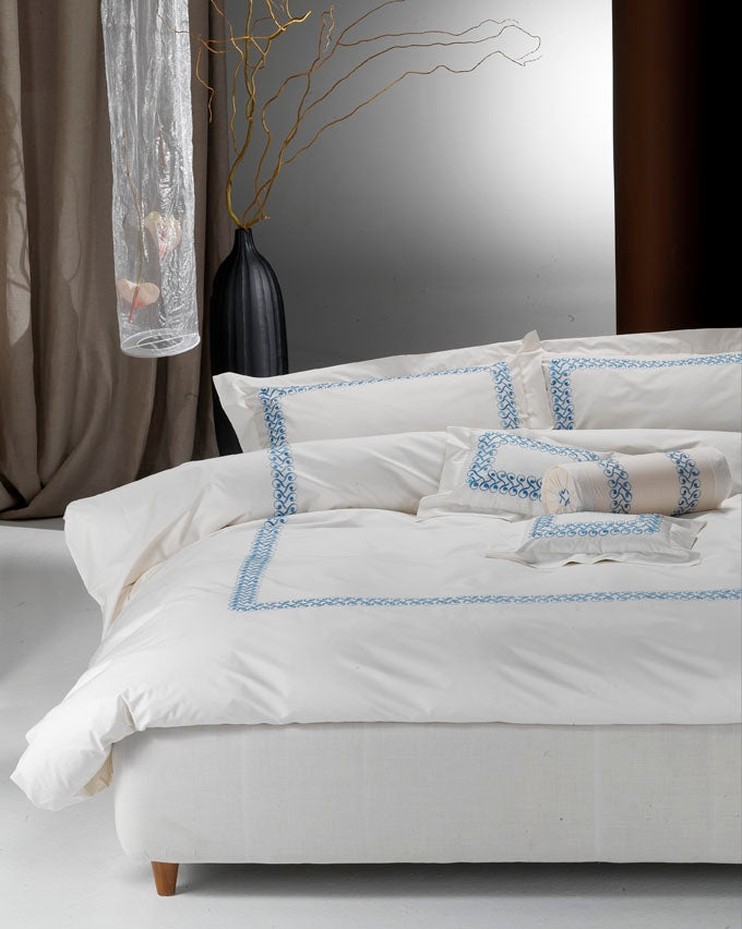 Italian made embroidered bedding set - S 248