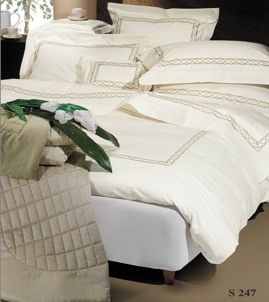 Italian made embroidered duvet cover - S 247